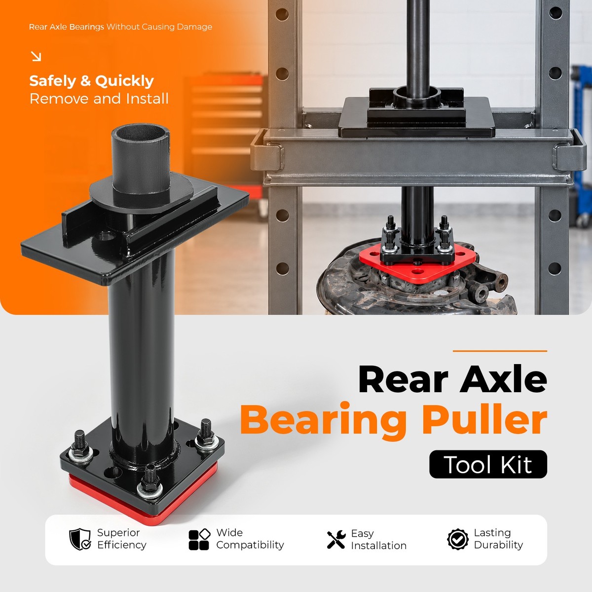 Rear Axle Bearing Puller Tool for Toyota T100 1995-98 & Tundra