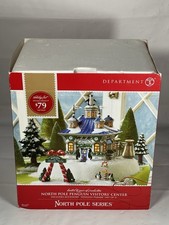 Department 56 North Pole Penguin Visitors Center Christmas Village Set 805547