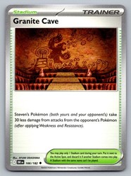 Granite Cave 166/182 - Destined Rivals - Uncommon Trainer Stadium