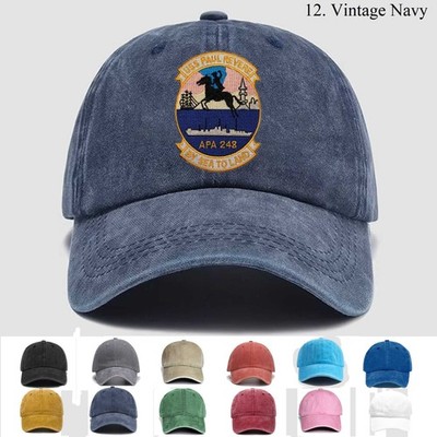 Customized Embroidered Hat Uss Paul Revere Apa-248 Ship, Trucker Hat, Gift Idea