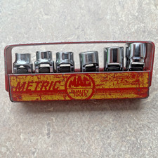 Mac Tools Metric 7 Piece 38 Chrome 6 Pts Swivel Set 10-15mm - Xu6 Tray Xt34y