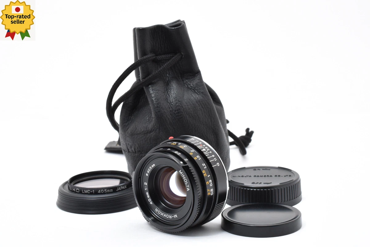 Minolta M Rokkor 40mm F2 for sale - eBay