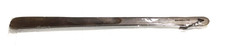 Brosisincorp 23.6" Solid Walnut Wood Shoe Horn w/Hanging Leather Loop