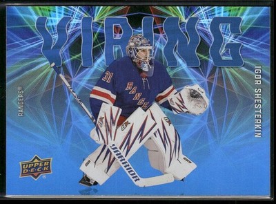 2025-26 Upper Deck Igor Shesterkin #VB-23 Vibing New York Rangers