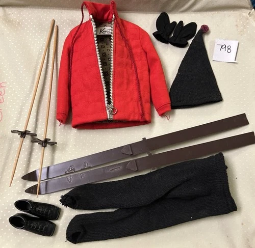 1963 Vintage Mattel Ken Fashion Outfit "Ski Champion," # 798