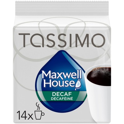 Maxwell House Decaf Coffee T Discs 14 Count Medium Roast Swiss Water Process
