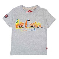 T-Shirt Lee Cooper Jungen Glc111 Tmc S2 Grau 4 Jahre Baumwolle Kinderoberteil