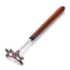 OwnMy Retractable Billiards Bridge Stick with Removable Head and Brown