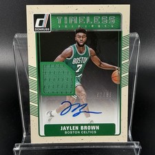 Jaylen Brown 2016-17 Donruss Timeless Treasures Rookie Patch Auto RPA 91/99