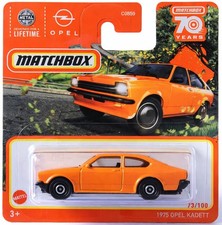 70 Jahre Matchbox | 1975 Opel Kadett C | Spielzeugauto Orange, 2022 73/100 HLC86