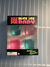 GENUINE NeeDoh Nice Ice Baby 4 pc *new + sealed* Sensory Tool