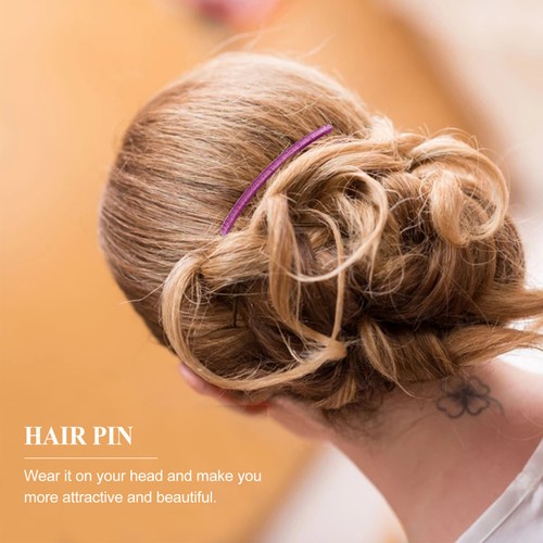 10 Pezzi Piatto Capelli Plastica Sposa Donna Pettini per Styling Scivolo Fermaglio Capelli Spilla - Foto 12 di 12