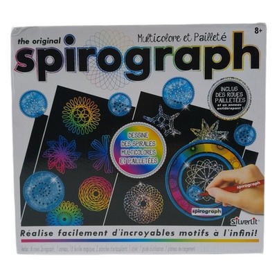 Silverlit - SPIROGRAPH Box mehrfarbig und Glitzer   Kreativspaß   Mandala mehrfa