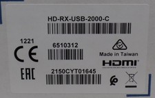 CRESTRON HD-RX-USB-2000-C 6510312 HDMI over CATx NEW SEALED
