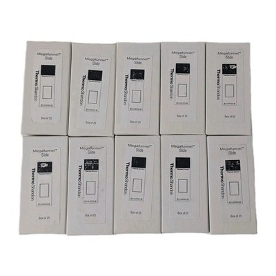 (10x) Thermo Shandon Megafunnel Slide Coated Cytospin 25/Box New  A78710001