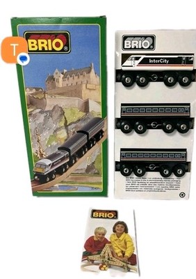 Vintage Brio Electric Inter City Train Set 33421 Trains Of The World Series 1993