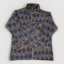 Vintage 80-90s Christian Dior Pajama Shirt/Pant Set Men s Size XLT Rare Print