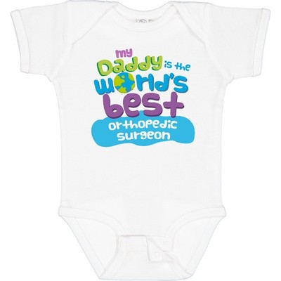 Inktastic Orthopedic Surgeon Daddy Baby Bodysuit Worlds Best Childs Kids Like My