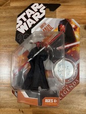 2007 Star Wars 30th Anniversary Saga Legends Darth Maul w  Collector Coin New