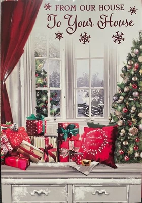 CHRISTMAS HOUSE From our house to yours Christmas Card / Christmas Cards From Our House