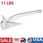 11lb Boat Anchor for 16-20ft Boats Delta Style Stainless Steel Triangular Anchor