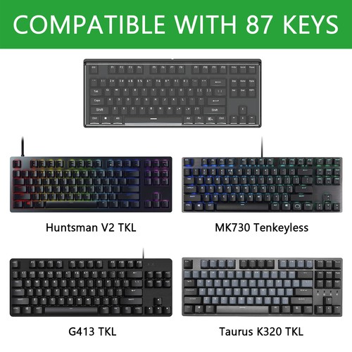 Geekria Tenkeyless TKL Keyboard Cover for 80% Compact 87 Key Keyboard - Picture 2 of 6