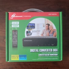 Mediasonic Homeworx ATSC Digital Converter Box Full HD DVR New Sealed Complete