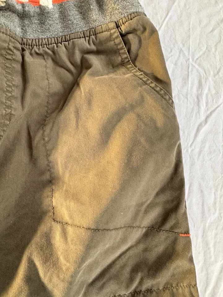 Cat & Jack Kids Thermal Winter Pants Size L Fully Lined Brown With Orange Lining - Image 3 of 4