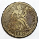 1887-P Seated Liberty Dime — photo from another recent sale