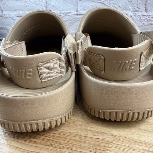Nike Calm Mule Men's 13 Womens 14 Slides Casual Slipper Sandals Shoes Hemp - Picture 3 of 10