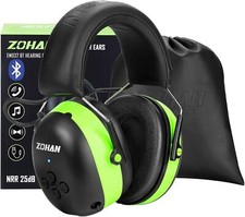 Bluetooth Wireless Earmuffs With Hearing Protection Hi-fi Sound 40 Hour Battery