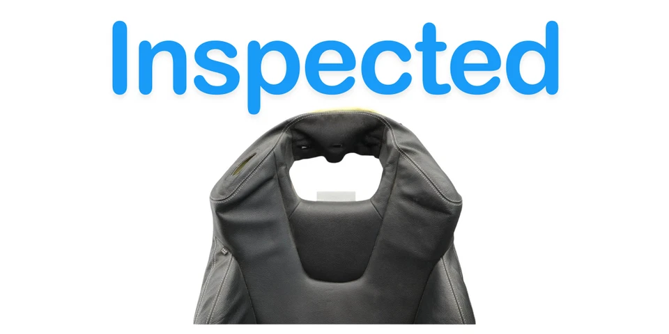 Cojín asiento superior delantero derecho negro fabricante original Mercedes R172 SLK250 SLK350 12-20 Foto 3 de 4