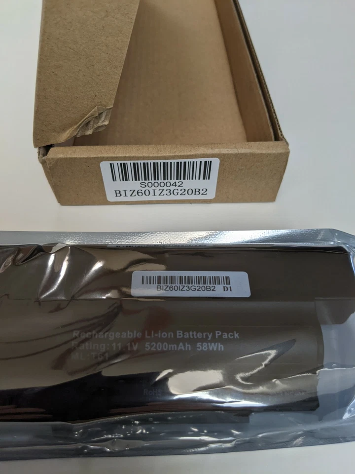 Laptop Battery Fits IBM Lenovo Thinkpad T61 R61 T400 R400 - Image 3 of 3