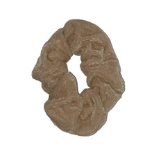 Golden Beige Hair Scrunchies Velvet Elastic Hair Women Accessories Colourful 