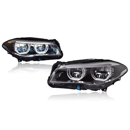 Headlights For BMW 5 F10 2010-2016 LED Lamp Running Lights Dynamic Turn Signals - Foto 2 di 19