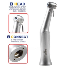 NSK Style SG20 Dental 20:1 Reduction Implant Contra Angle Surgical Handpiece ty