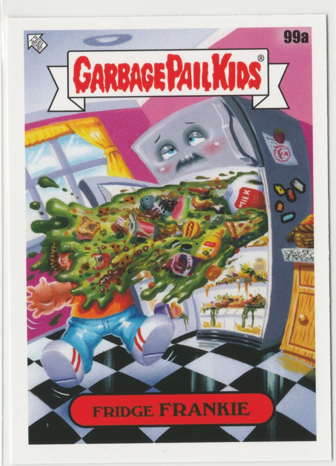 Fridge Frankie #99a Garbage Pail Kids GPK 2021 Food Fight Trading Card