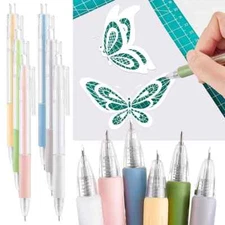 6 Pieces Art Cutting Tools Knife Pen Craft Paper Cutter Carving for DIY Kit