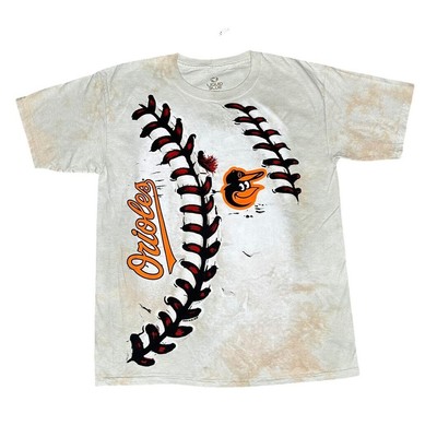 Vintage Liquid Blue Baltimore Orioles MLB AOP T-Shirt Size Youth L/Mens S