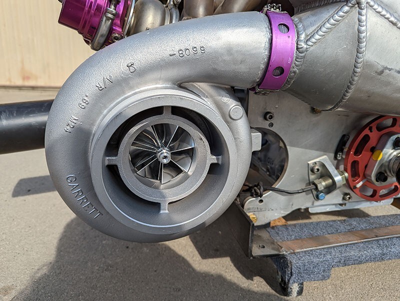 GM Ecotec Drag Racing Engine 4-cyl GT45R Turbo Fresh 0 Passes Complete ...