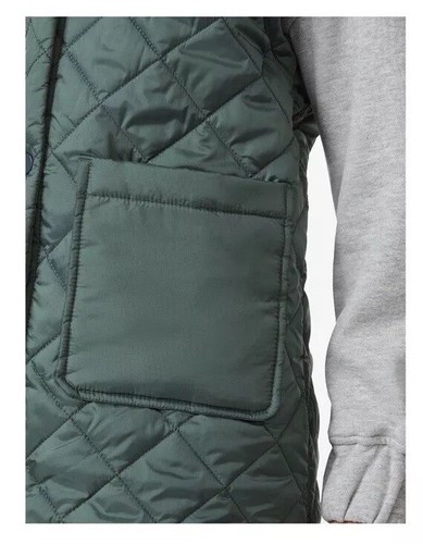 Free Assembly Girls Long Hoodie, puffer jacket Siz. S (6/6x) Green Gray - Picture 4 of 5