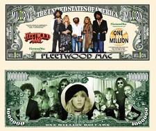 FLEETWOOD MAC Novelty Dollar comes in Soft Polly Sleeve