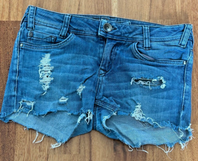DeCorp Esprit Damen Jeansshort, Hotpants, kurze Jeanshose Gr. W28 Blau