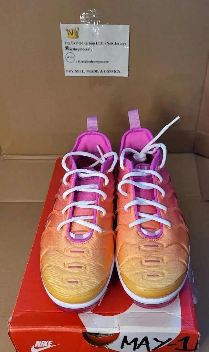 Brand New Women's Nike Air VaporMax Plus Summer Sunset Size 8W/6.5M CI9900-600 | eBay