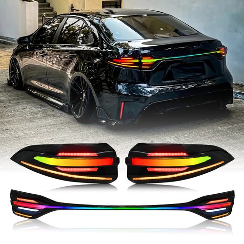 LED RGB Tail Lights For Toyota Corolla 22-24 Animation Sequential & Trunk light - Bild 4 von 21