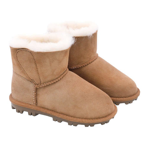 KIRKLAND SIGNATURE Kid's Shearling Boots in Chestnut, 13 - Picture 3 of 3