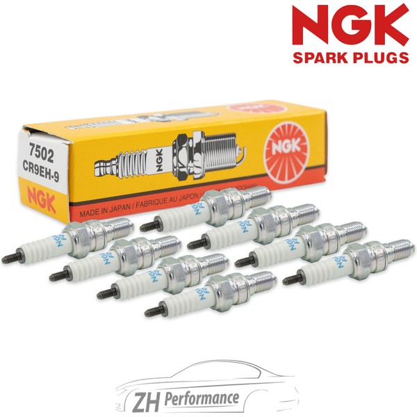 8X NGK 7502 CR9EH-9 ZüNdkerze FüR Honda CBR 600 900 750-image
