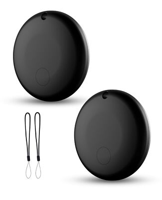 Mini Air Tags Smart Tracker Work with Apple Find My (iOS Only) 2-Pack, IP67 W...