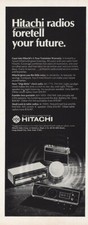 1970 Hitachi Radios: Foretell Your Future Vintage Print Ad