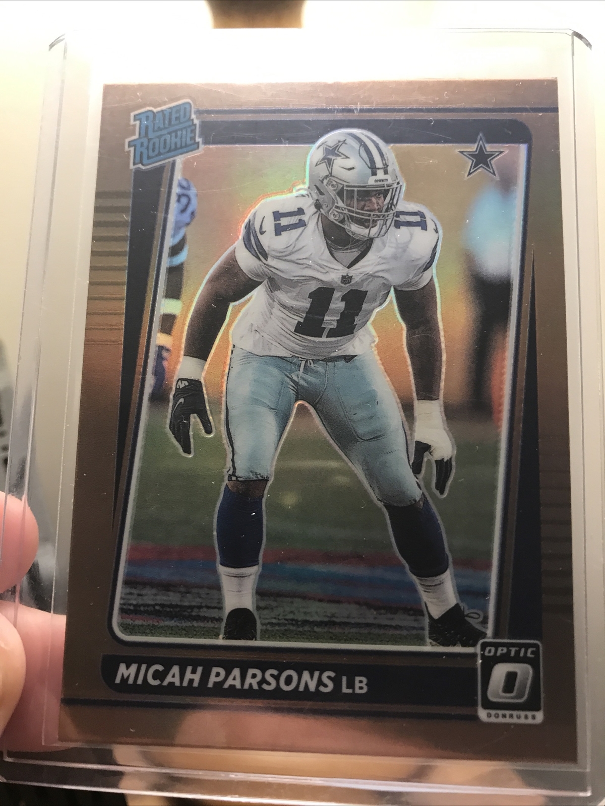 2021 Donruss Optic Micah Parsons Rated Rookie BRONZE #245 RR RC DALLAS COWBOYS
